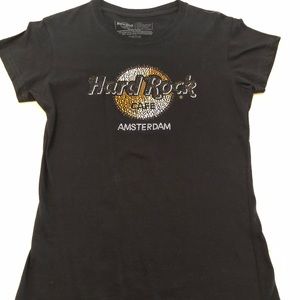 HardRock Cafe (Amsterdam) Bling Rhinestone T-Shirt